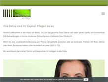 Tablet Screenshot of praxisammarkt-giermann.de